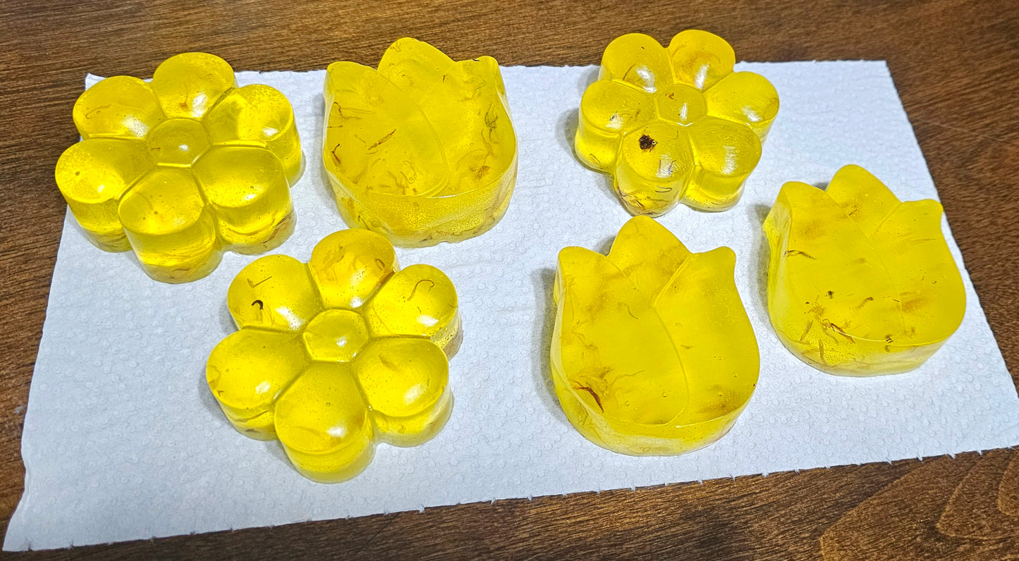 Handmade Artisan Soap-Calendula-Set of 4