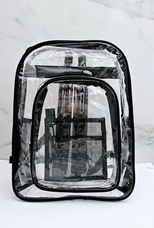 Backpack & Lunch Bag Clear Set