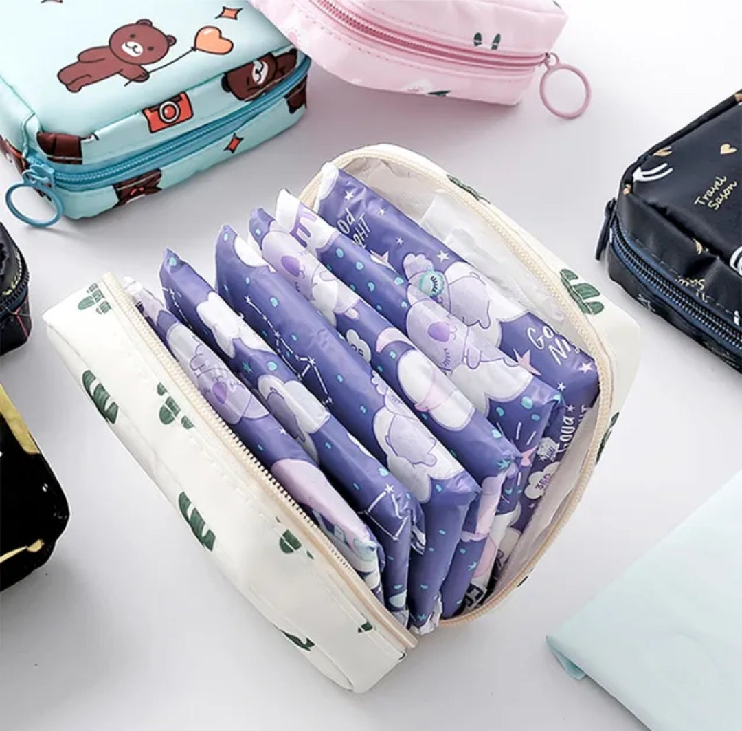 Small Sanitary Bag-Period Bag. Personal Items Bag