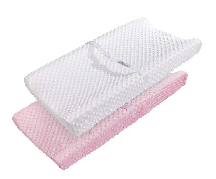 Ultra Soft Minky Dots Changing Table Cover Sheets Set of 2