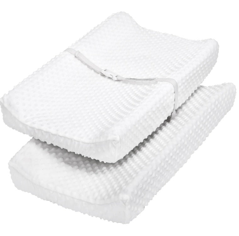 Ultra Soft Minky Dots Changing Table Cover Sheets Set of 2