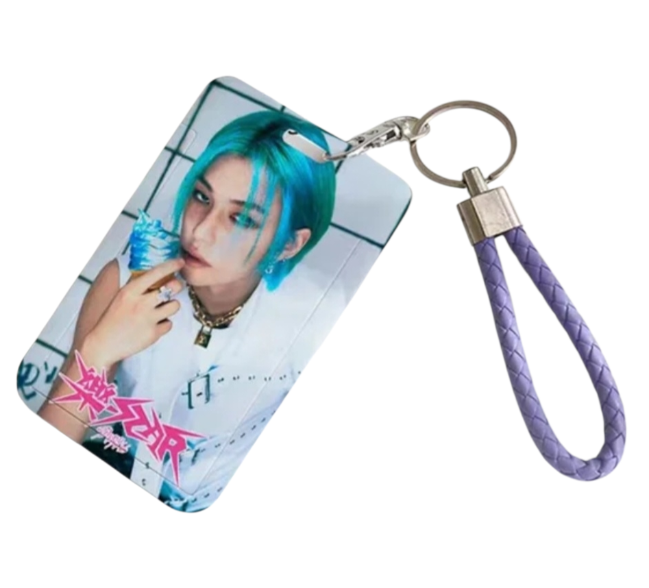 K-Pop Stray Kids Keychain & ID Holder