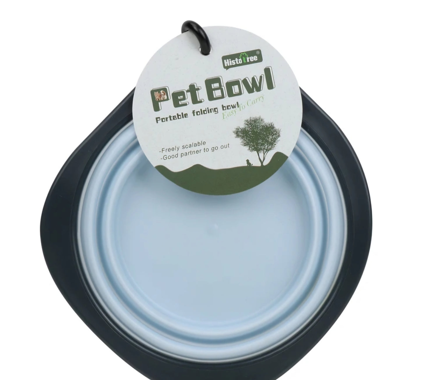 Foldable Dog Water Bowl
