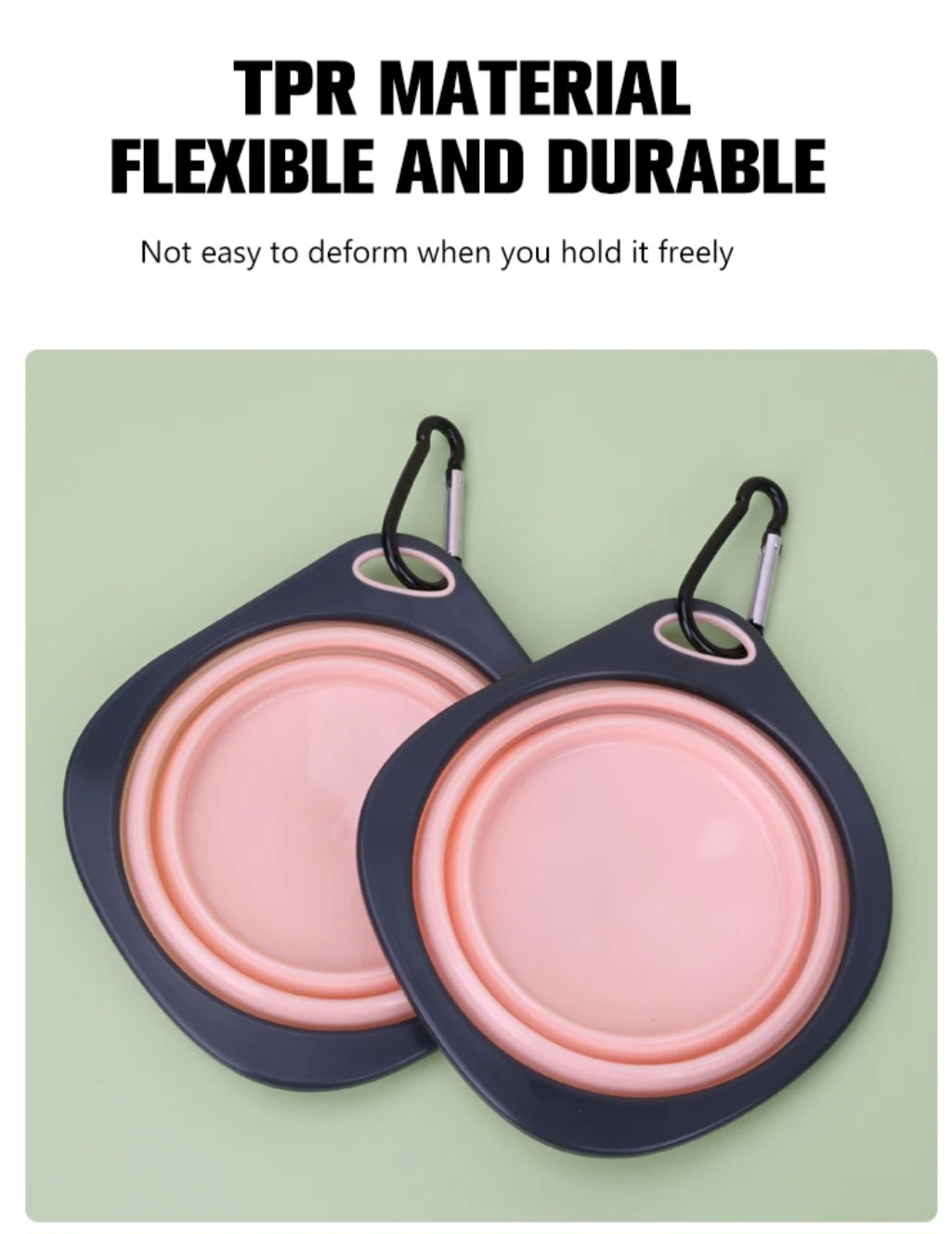 Foldable Dog Water Bowl