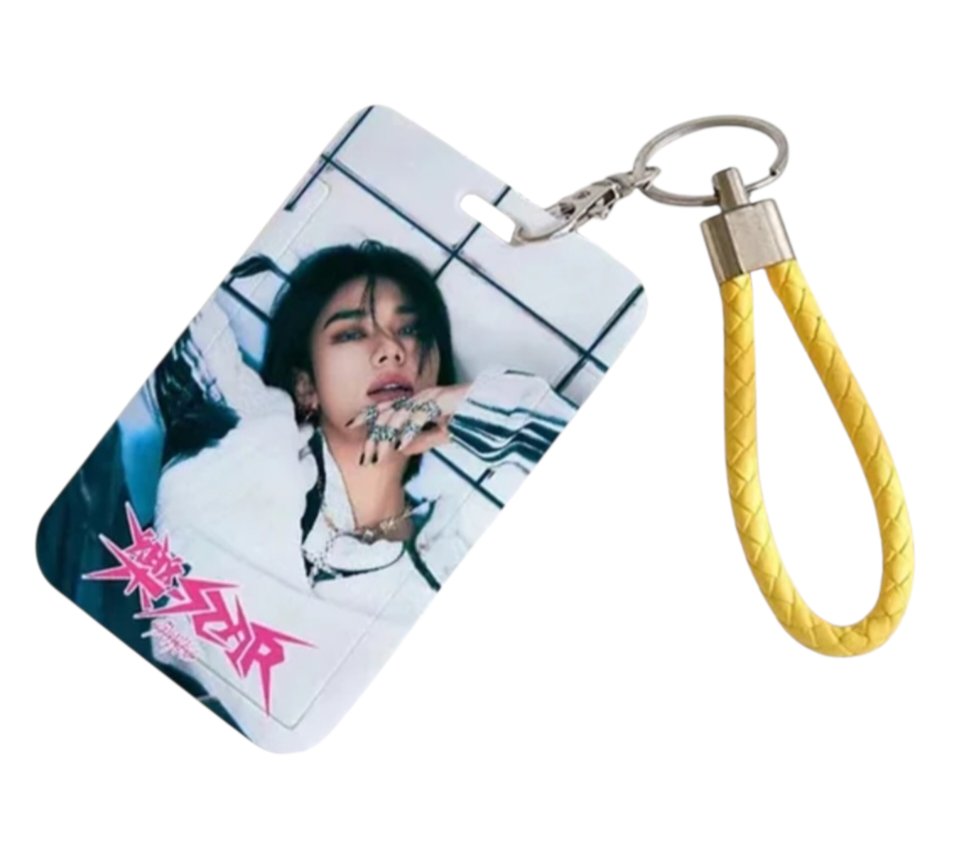K-Pop Stray Kids Keychain & ID Holder