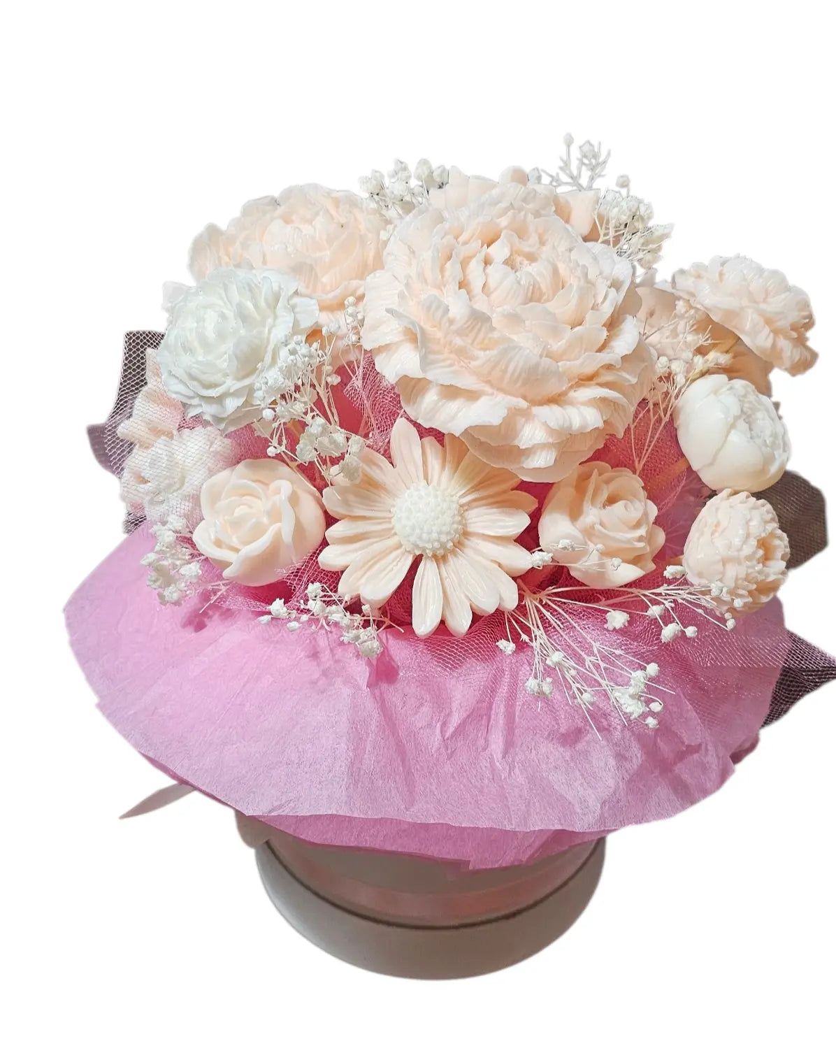 Handmade Artisan Soap Bouquet-Rose