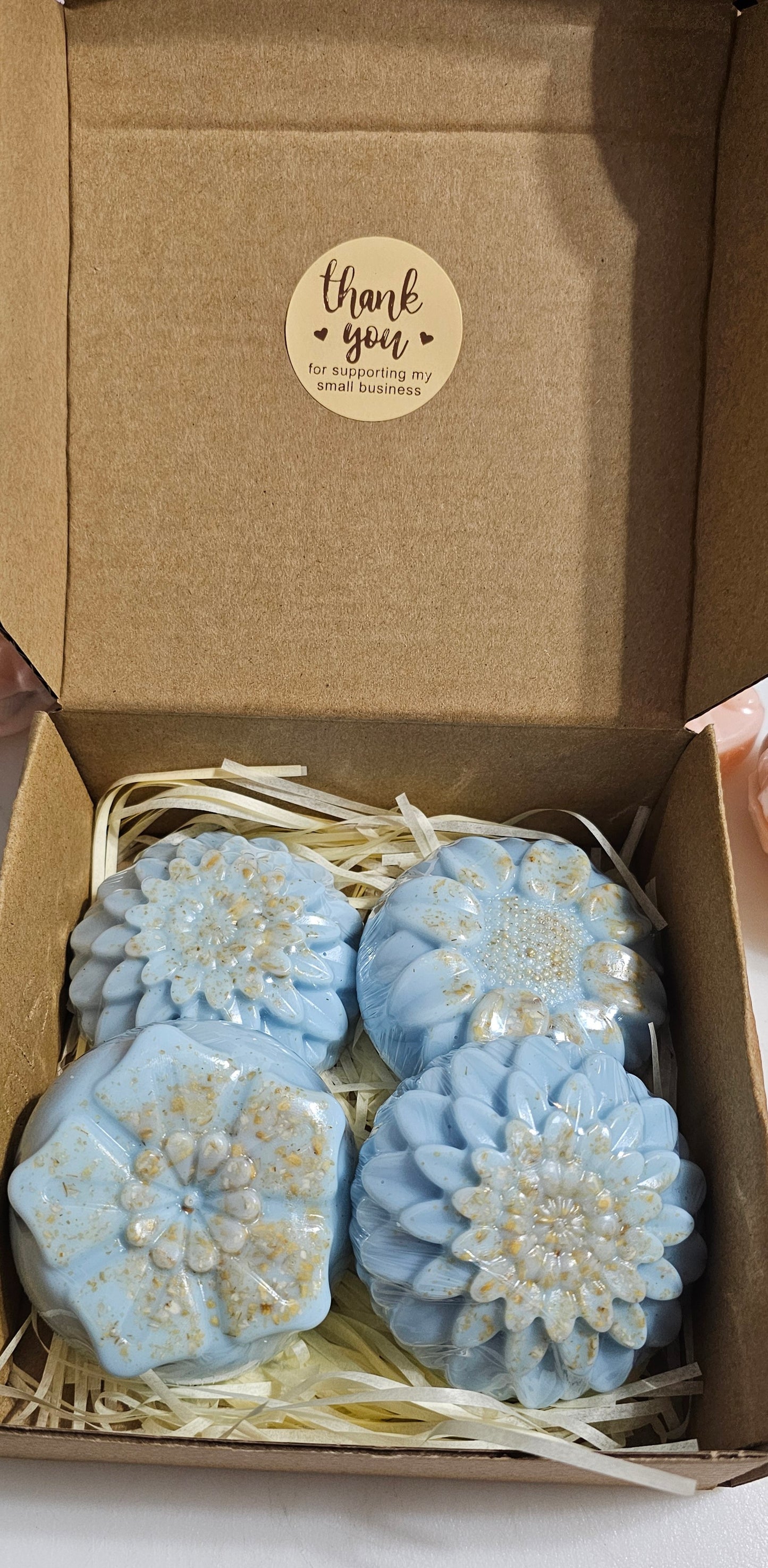 Handmade Artisan Soap Avena y Miel-Set of 4