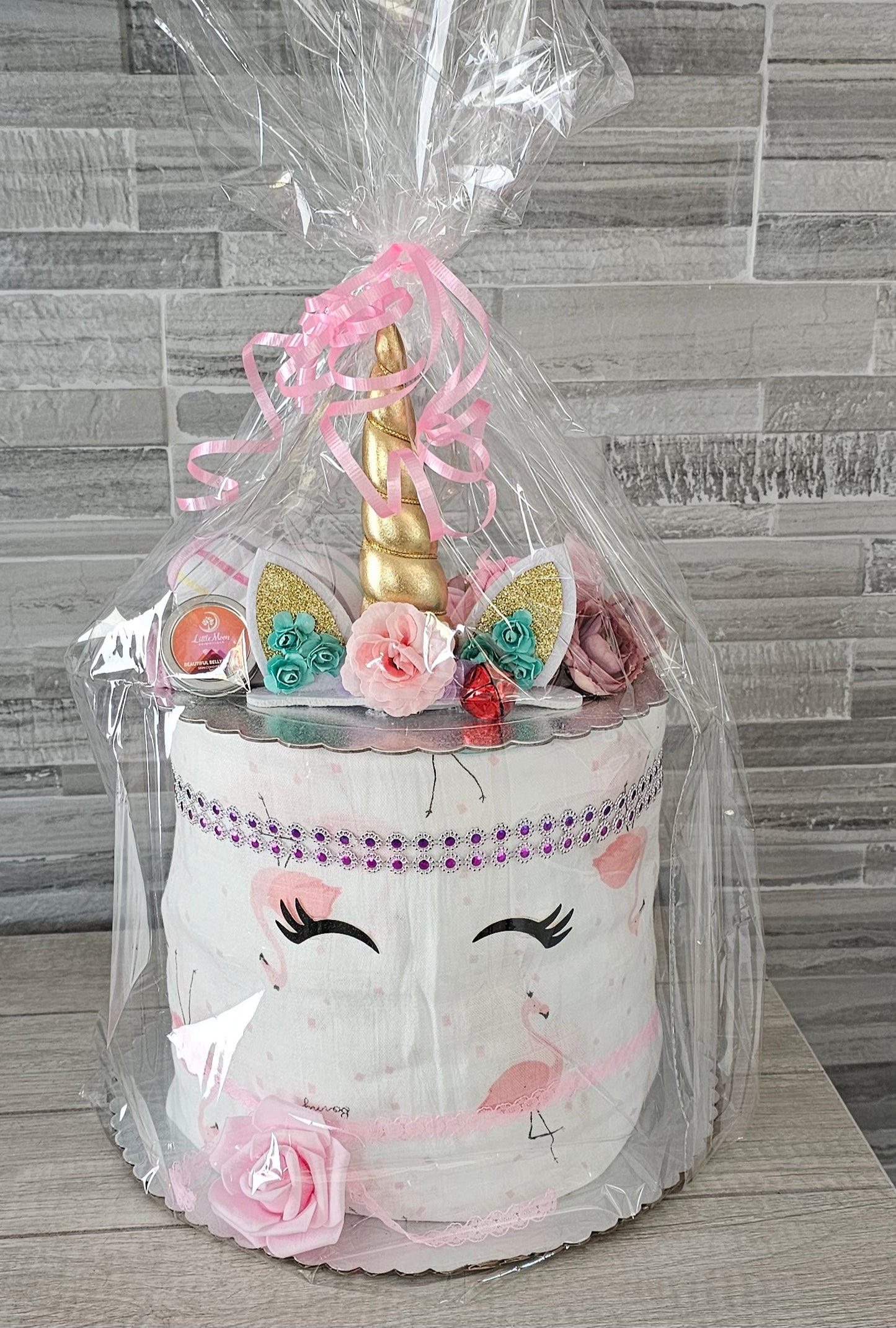 Little Unicorn Diapers Cake