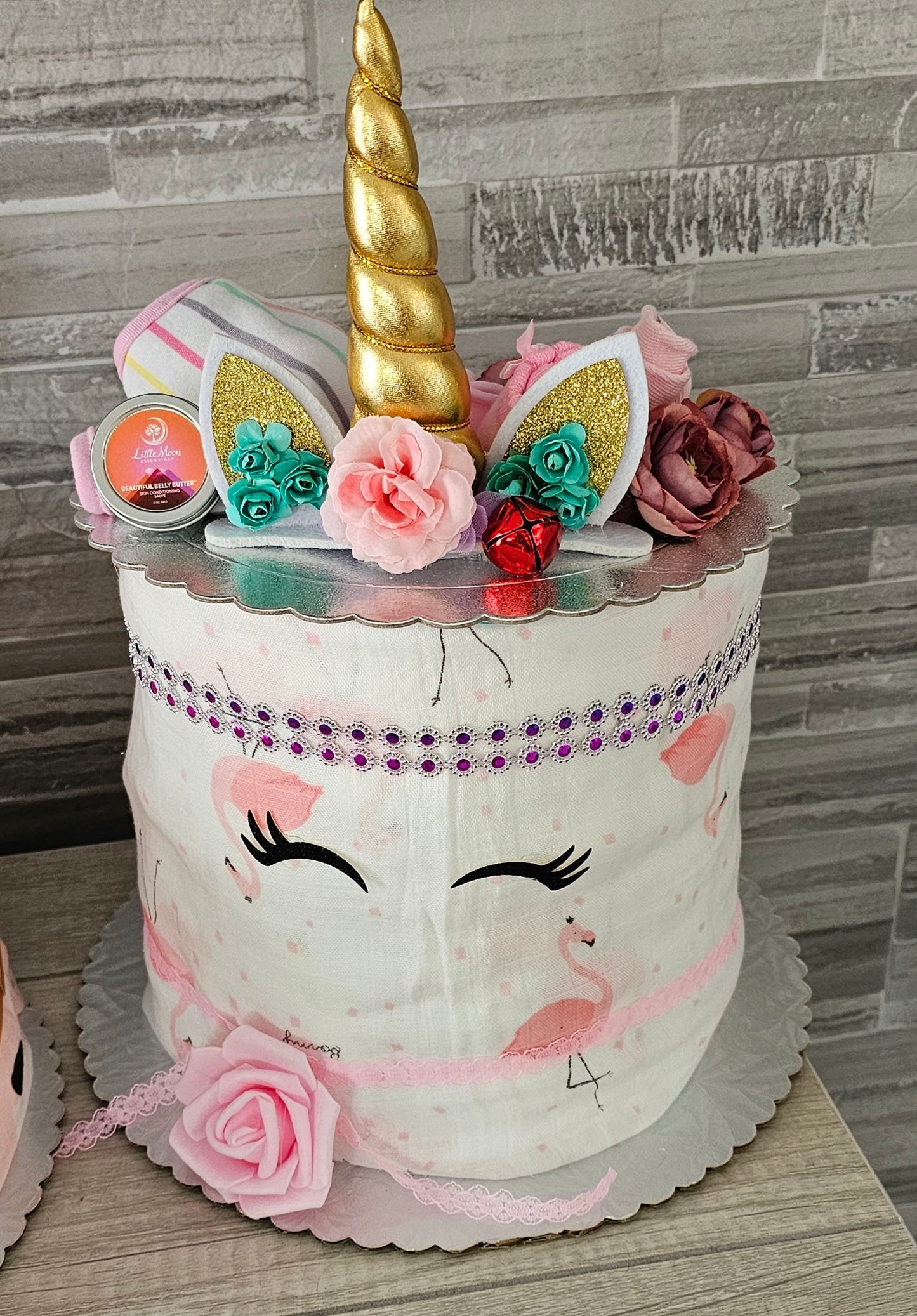 Little Unicorn Diapers Cake