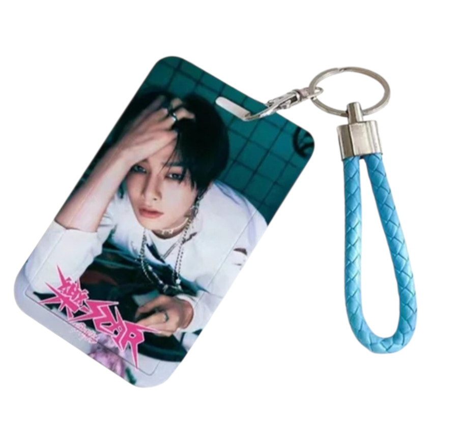 K-Pop Stray Kids Keychain & ID Holder