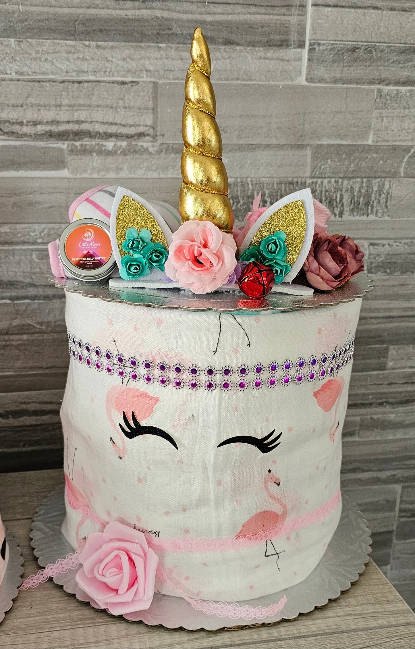 Little Unicorn Diapers Cake