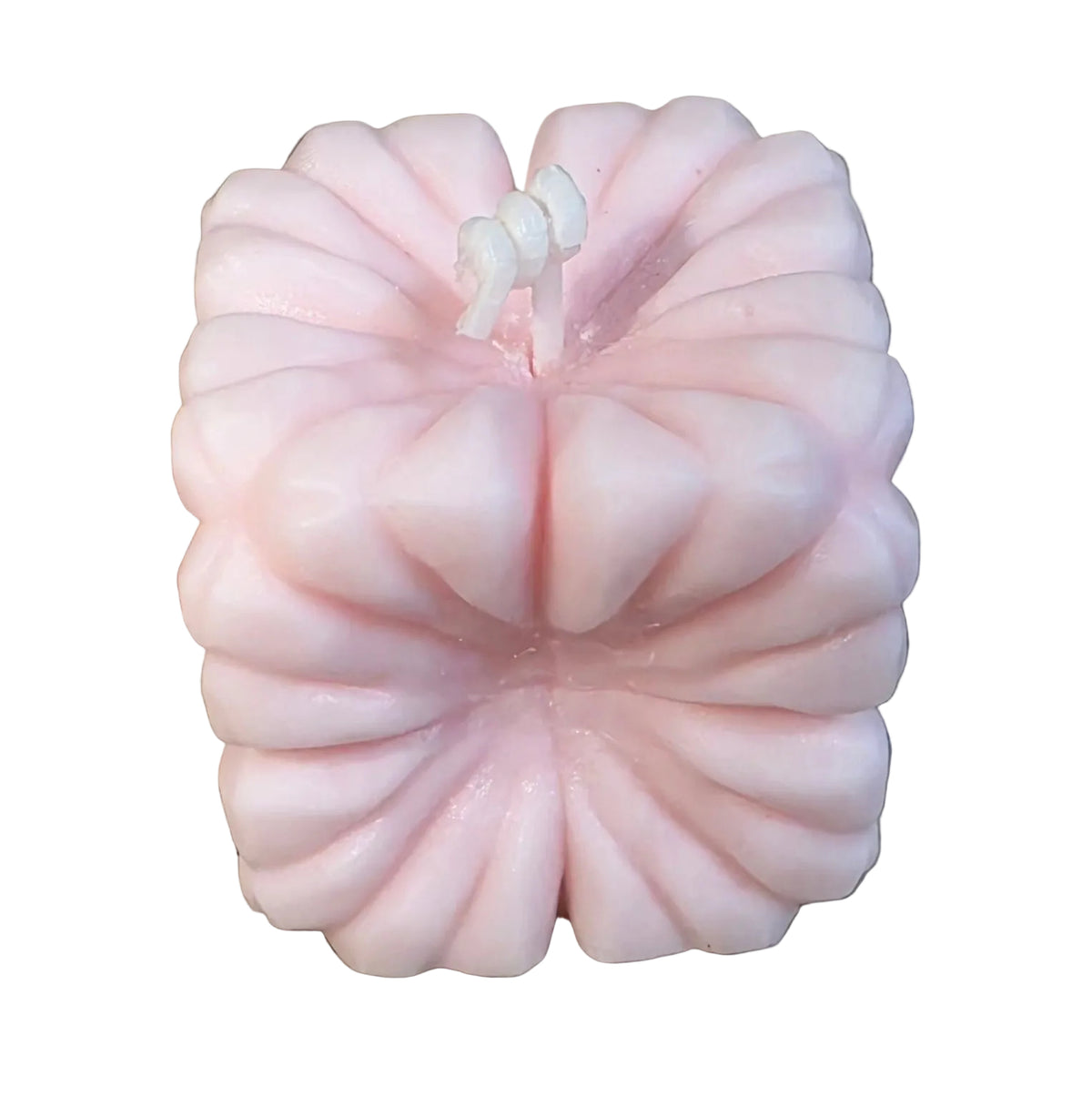Vanilla Coconut Candles-Square Pink.