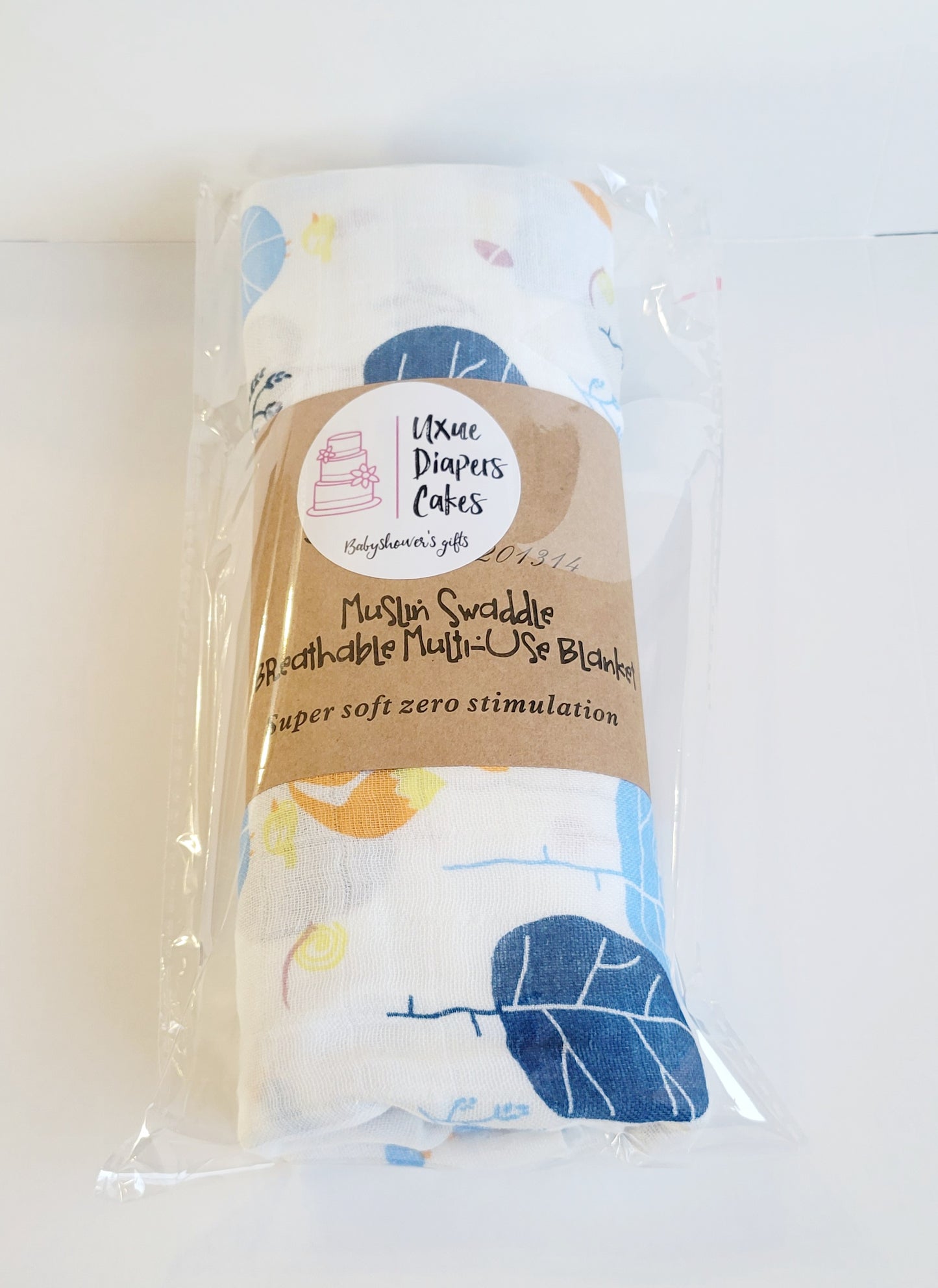 Muslin Swaddle Blanket for Newborn | 70% Bamboo 30% Cotton. Receiving Blanket Swaddle Wrap